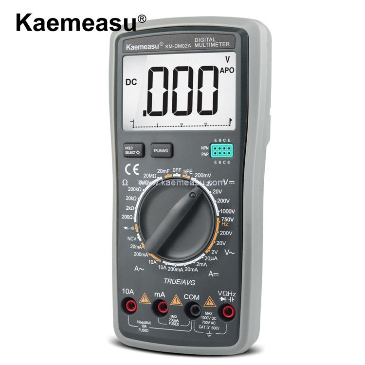 Kaemeasu 02A 휴대용 산업용 볼트미터 디지털 안엔그 멀티테스터 NCV T RMS 전기 테스트 미터