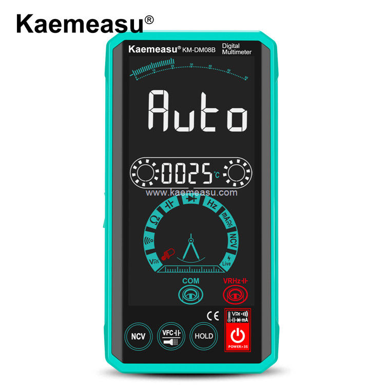 Kaemeasu 08B 컬러 디스플레이 멀티미터 검사장 전기자 볼트미터 NCV 투레 RMS 전압 검사장 150g