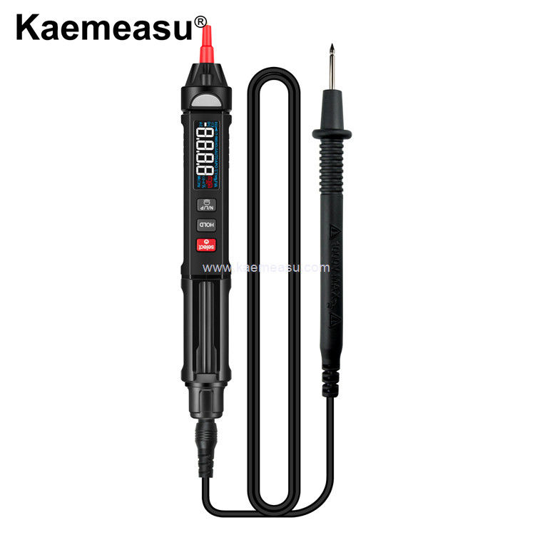 Kaemeasu 6000 카운트 디스플레이 펜형 디지털 멀티미터 전압 감지기와 함께
