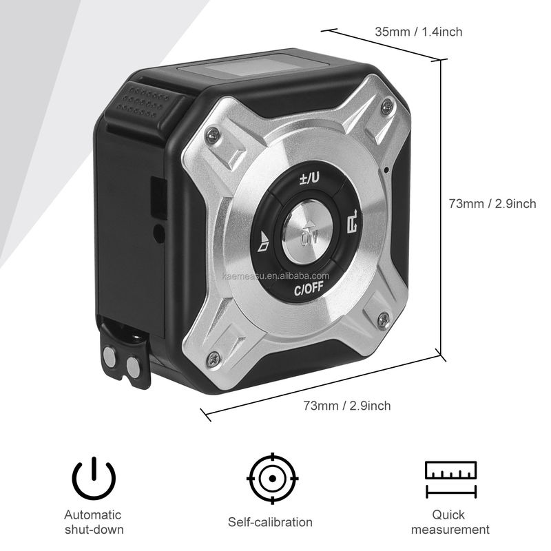 다기능 USB 충전 테이프 측정 원격 측정기 전자 릴러 적외선 측정 기기 OEM 레이저 거리 측정기