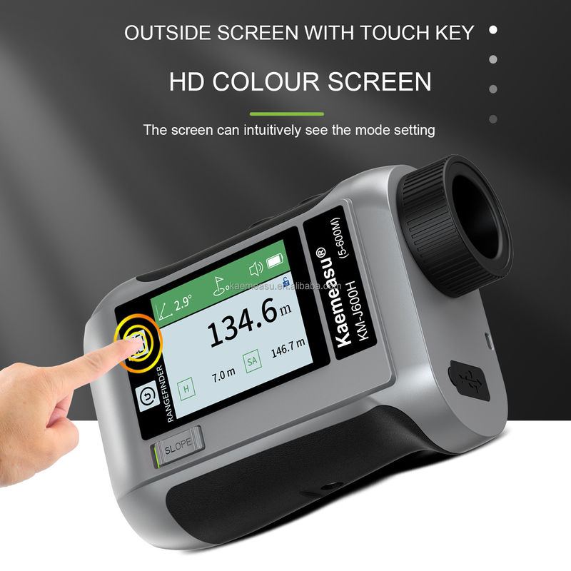 OEM/ODM 지능형 음성 골프 레이저 원격 측정기 LCD 화면 야외 스포츠 망원경 1200m