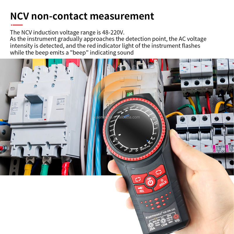 자동 범위 전압계 NCV TRMS 다이오드 테스트 전류 저항 테스트 클램프 계 멀티미터 스마트 디지털 멀티미터