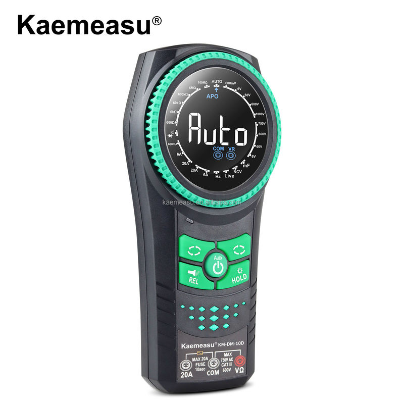 스마트 멀티미터 전압계 탐지기 멀티미터 디지털 멀티미터 스마트 회전 단추 -20-50C 최대 DC 전류 20mA
