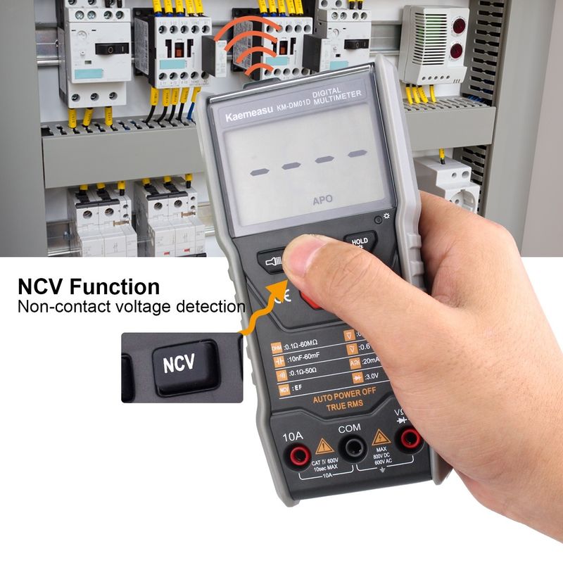 자동으로 이동하는 디지털 볼트 미니 포터블 3 5/6자리 DC/AC True-rms NCV 스마트 멀티미터