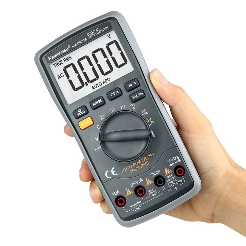 03A 산업용 고정도 오토렌지 스마트 디지털 멀티미터 NCV 1000V AC DC 멀티미터 스마트 디지털 멀티미터