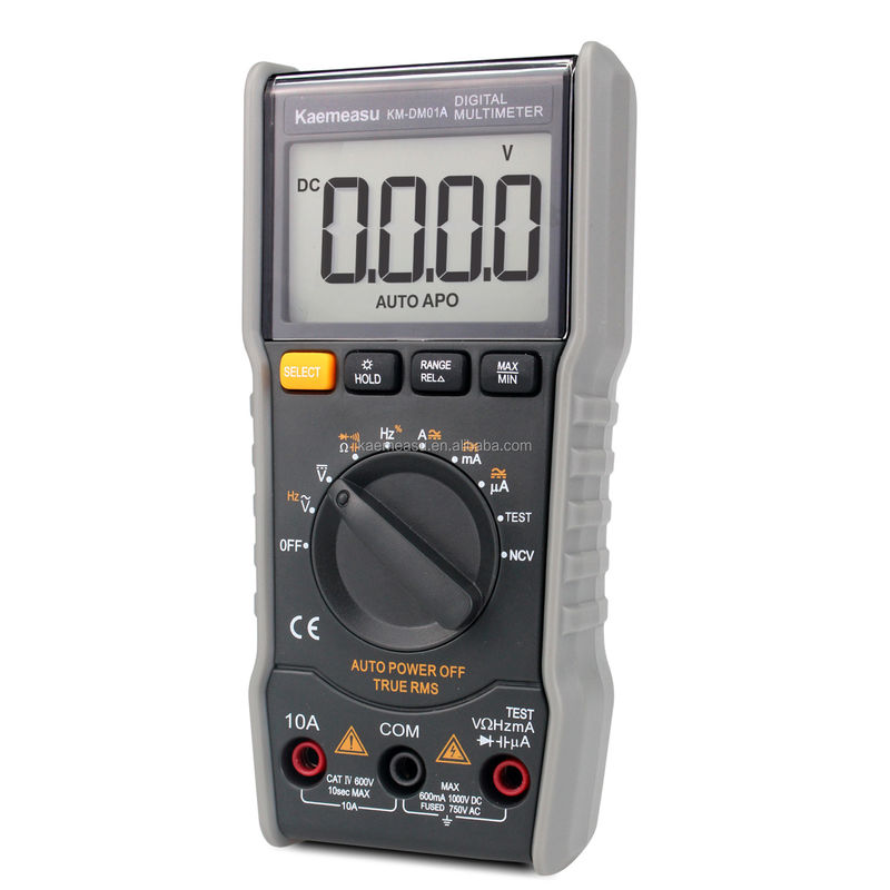 6000 카운트 DC/AC 용량 저항 NCV T-RMS 생선/무선 측정 디지털 멀티미터