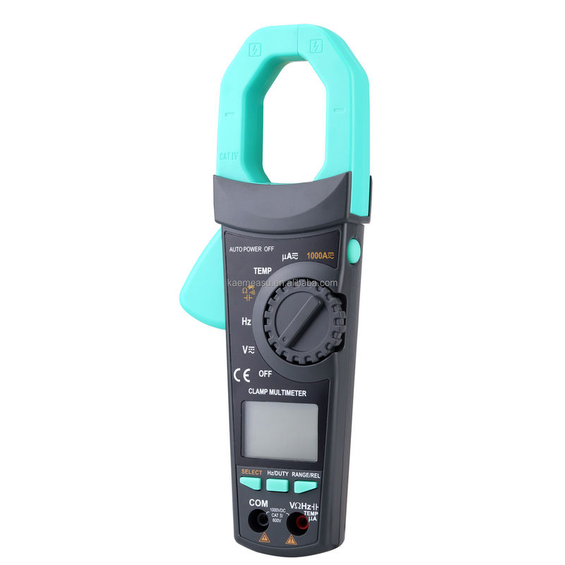 빅 클램프 멀티미터 T-RMS AC DC 1000V 1000A 다이오드 테스트 연속성 버저 디지털 클램프 미터