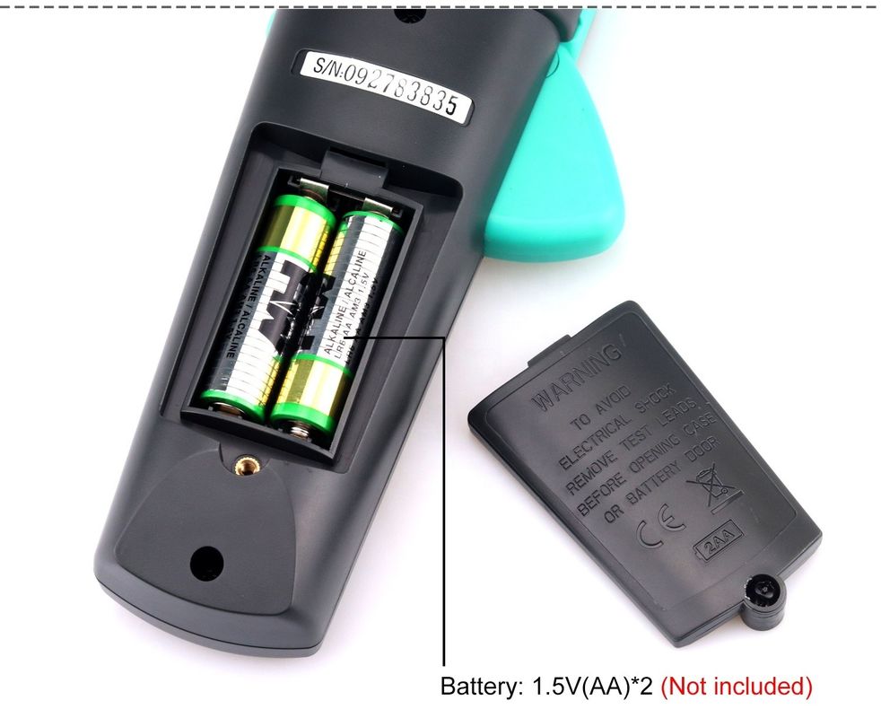 ABS 전기 부품 300g 디지털 AC DC 클램프 미터 자동 범위 멀티미터 True Rms Ncv Ammeter