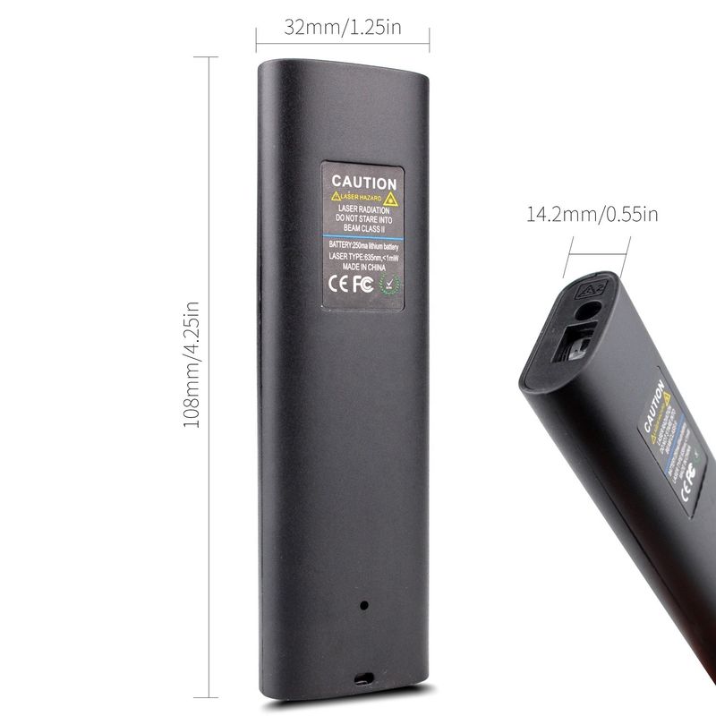 40m 미니 휴대용 USB 재충전 레이저 거리 측정기 고 정밀 적외선 전자 릴러 레이저 거리 측정기