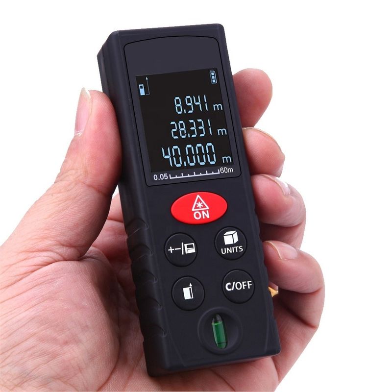 레이저 거리 측정기 40M 60M 80M 100M 전자 테이프 휴대용 미니 핸드헬드 레이저 원격 측정기 판매