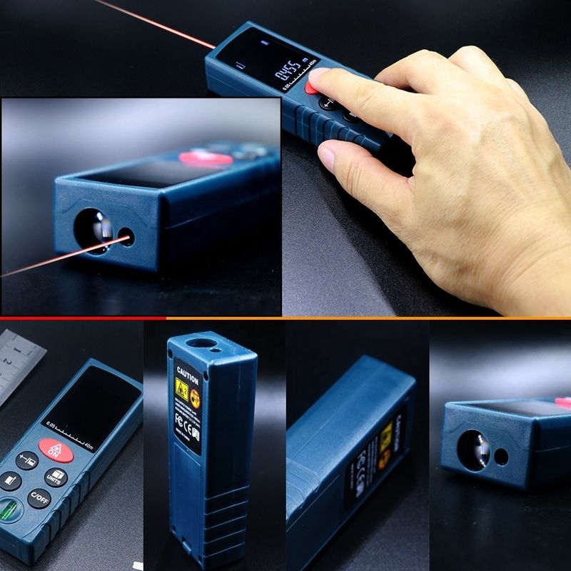 레이저 거리 측정기 40M 60M 80M 100M 전자 테이프 휴대용 미니 핸드헬드 레이저 원격 측정기 판매