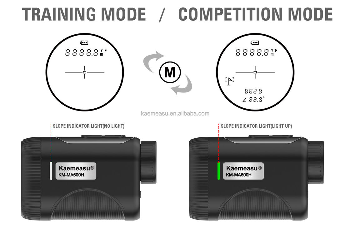 OEM 1200m 골프 경사 범위 레이저 거리 미터 망원경 산업용 차원 골프 레이저 원격 측정기 검은 색
