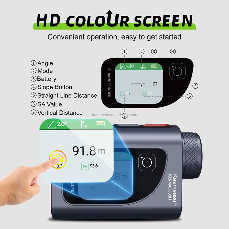 600m 전문 디지털 레이저 테이프 측정 사냥 원격 측정기 휴대용 전자 측정 장치 LCD 디스플레이
