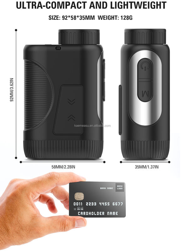 사용자 정의 지원 OEM 1200m 골프 레이저 원격 측정기 IP54 침입 보호 및 자기 기반